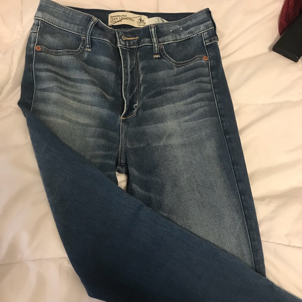 Abercrombie and Fitch high rise jeggings